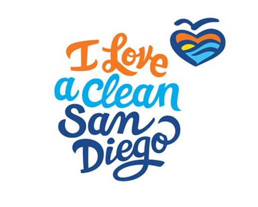 I love a Clean San Diego logo
