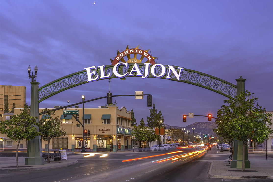 El Cajon Street Sign