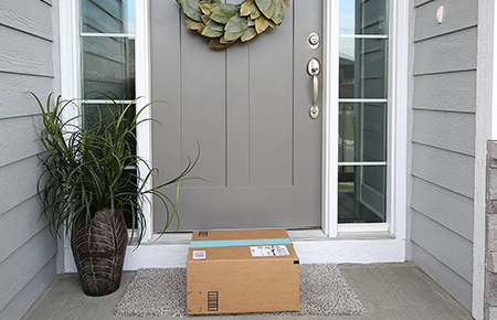 package at door