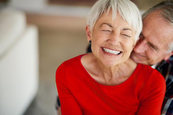 Couple Smiling