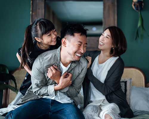 Family Playing