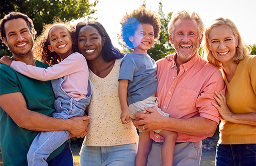 family with grandparents