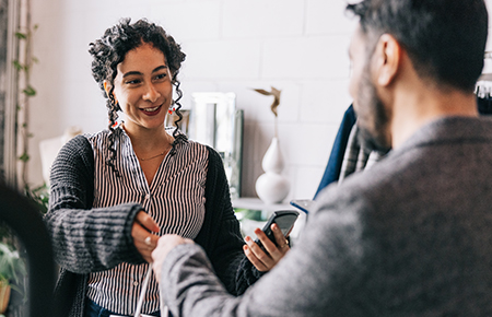 paying with phone