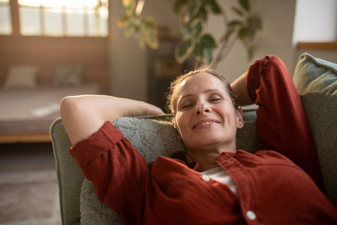 woman resting